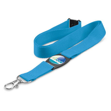 Crest Lanyard - Light Blue