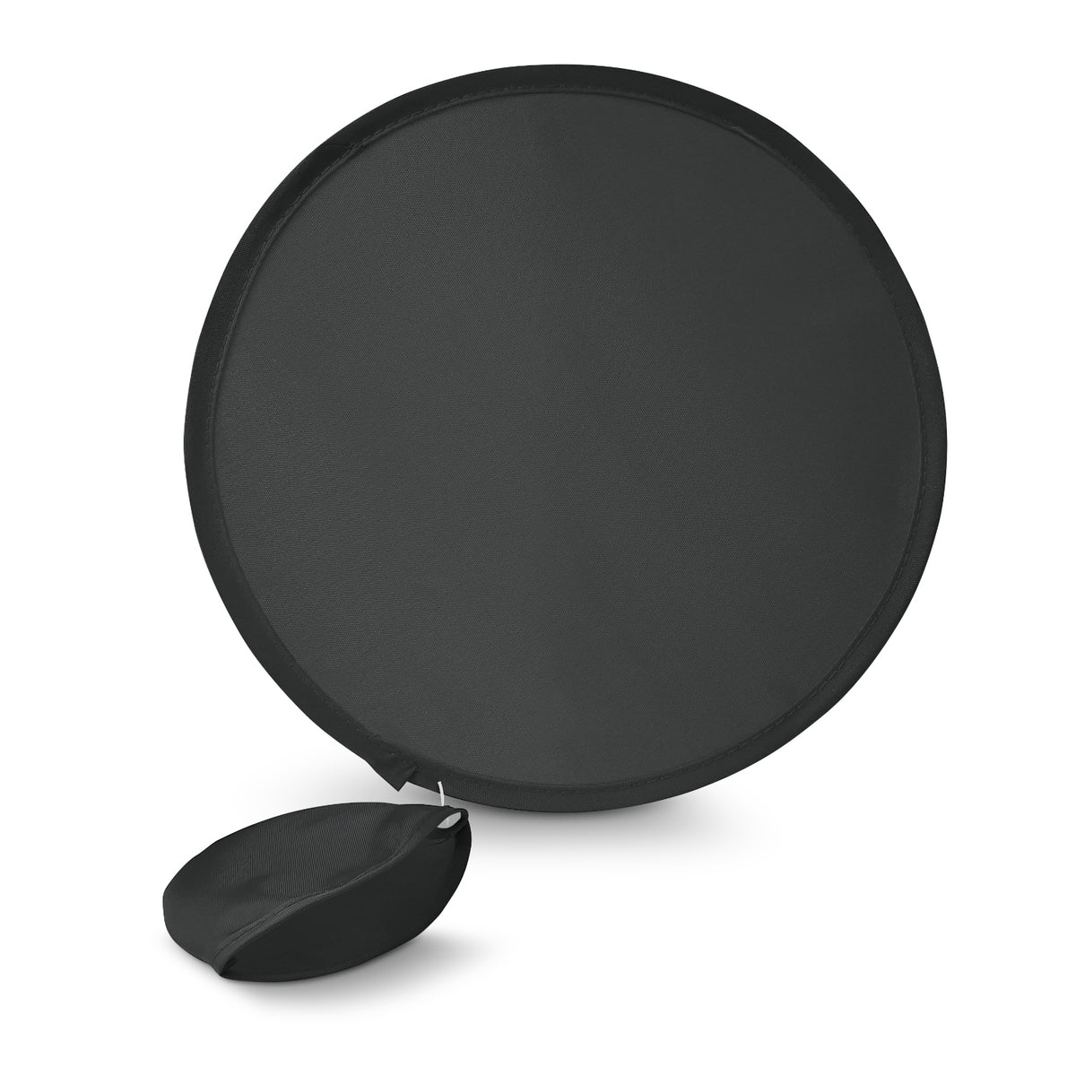 Fan with Pouch - Black