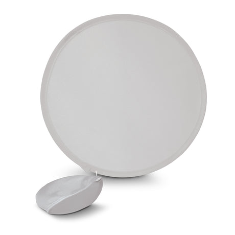 Fan with Pouch - White