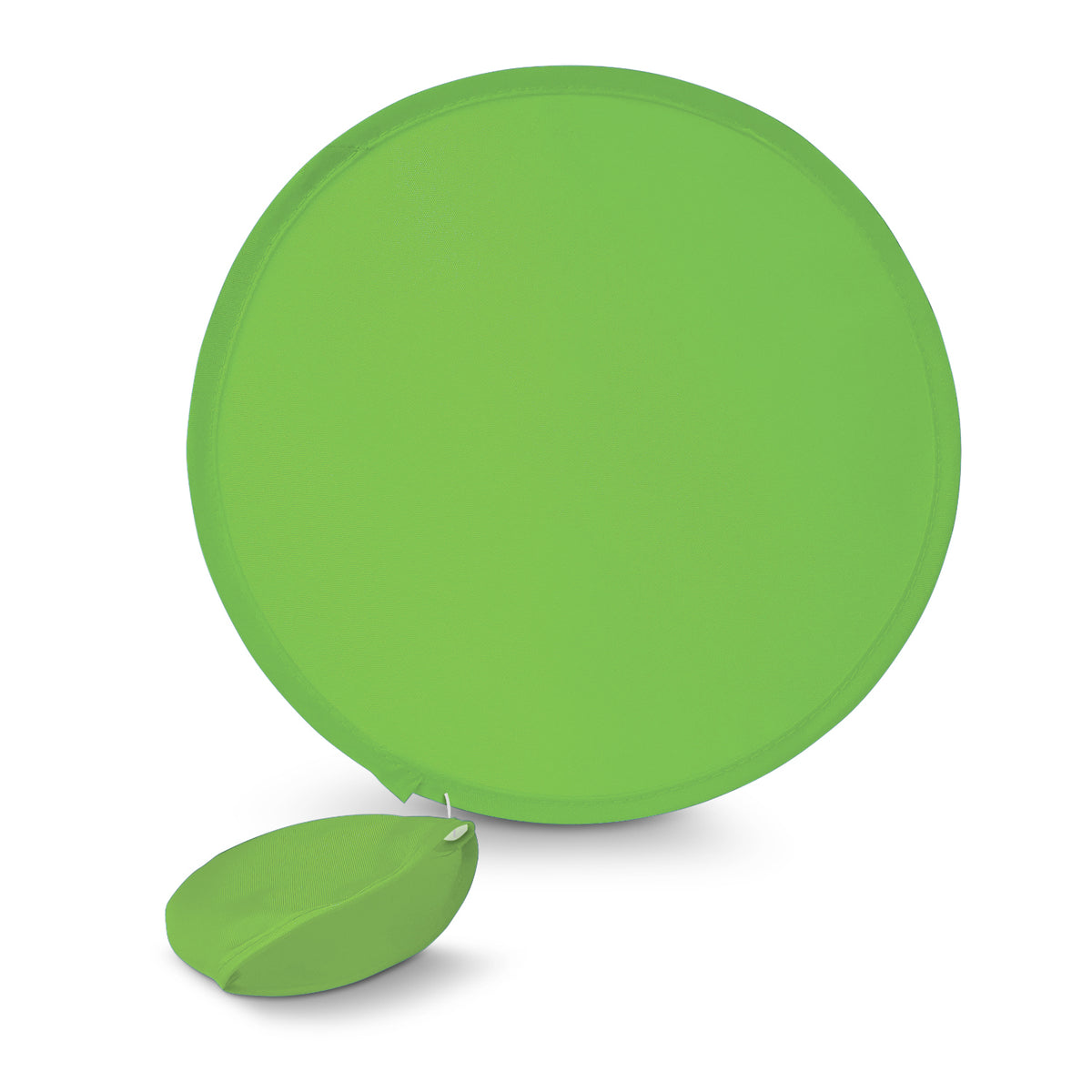 Fan with Pouch - Bright Green