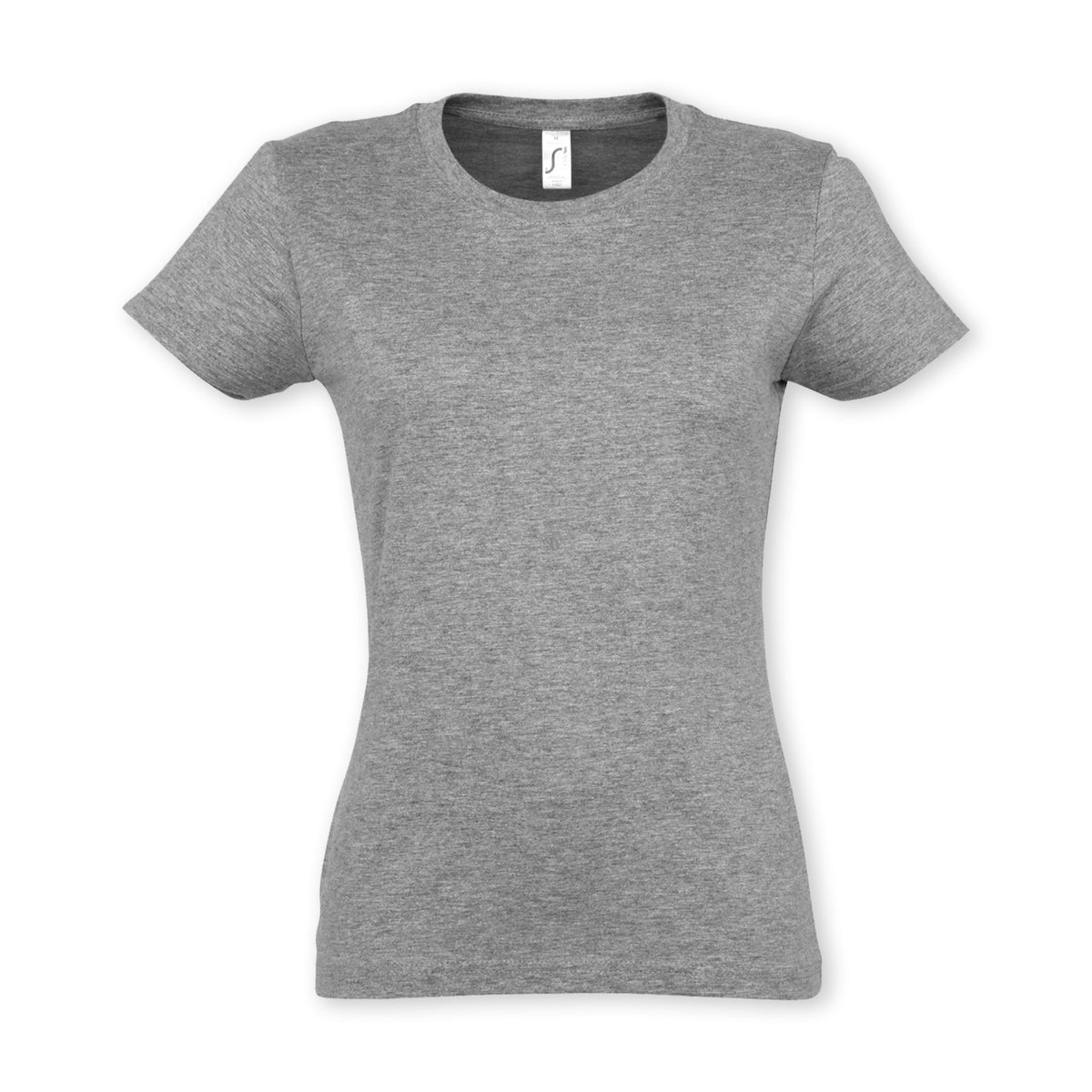SOLS Imperial Womens T-Shirt - Grey Melange