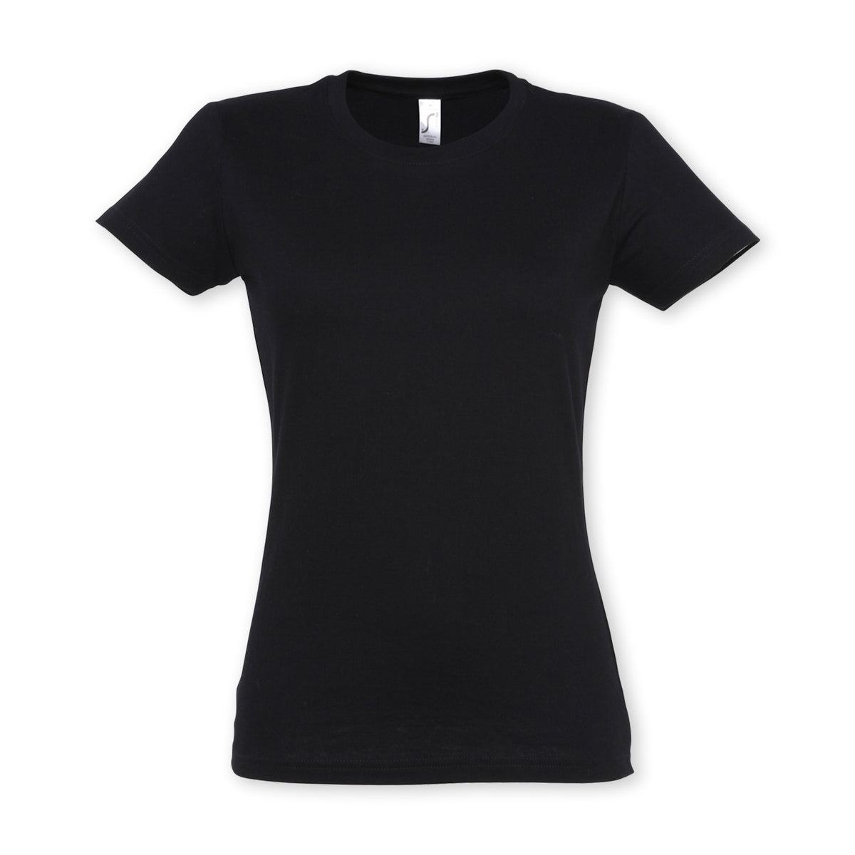 SOLS Imperial Womens T-Shirt - Deep Black