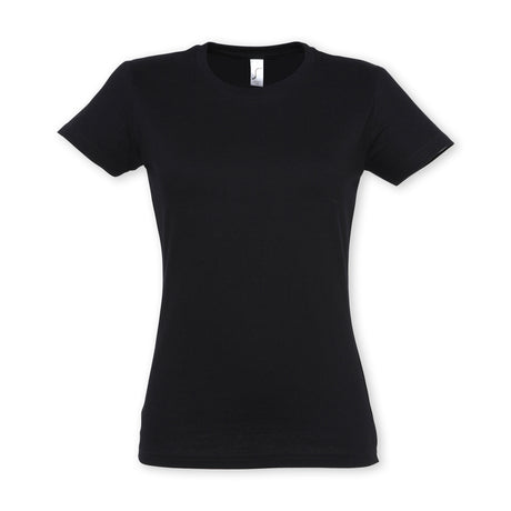SOLS Imperial Womens T-Shirt - Deep Black