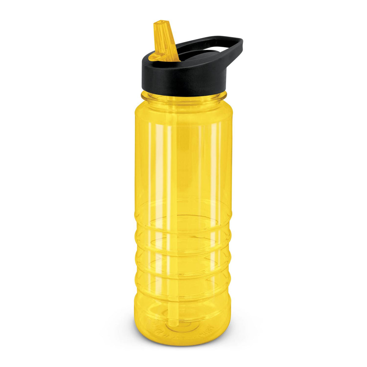 Triton Bottle - Black Lid - Yellow