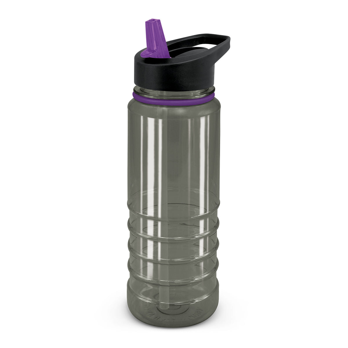 Triton Elite Bottle - Clear and Black - Purple