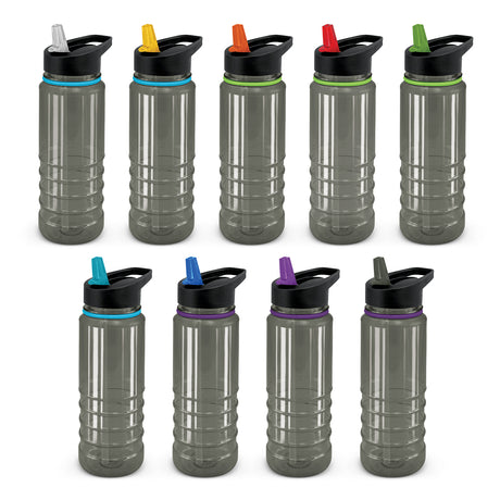Triton Elite Bottle - Clear and Black - Black Bottles