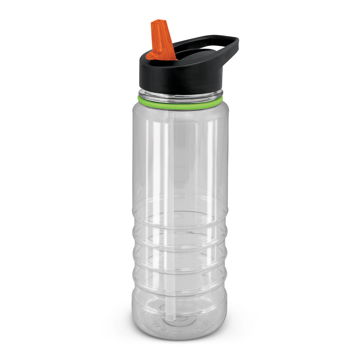 Triton Elite Bottle - Clear and Black - Orange