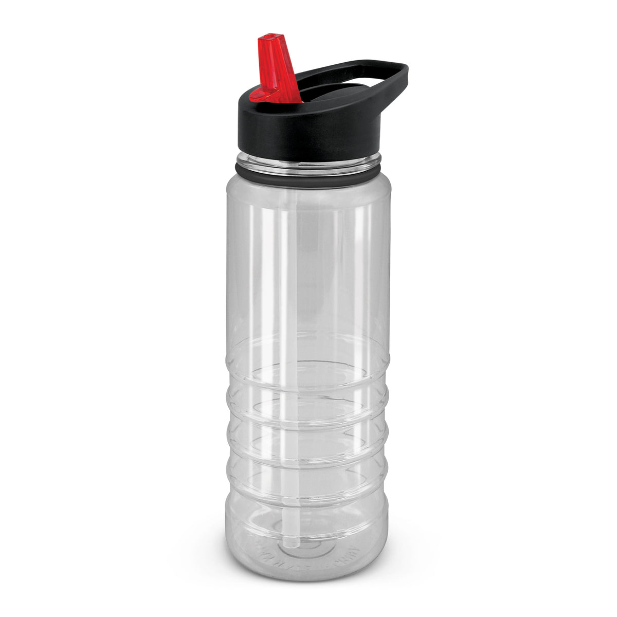 Triton Elite Bottle - Clear and Black - Red