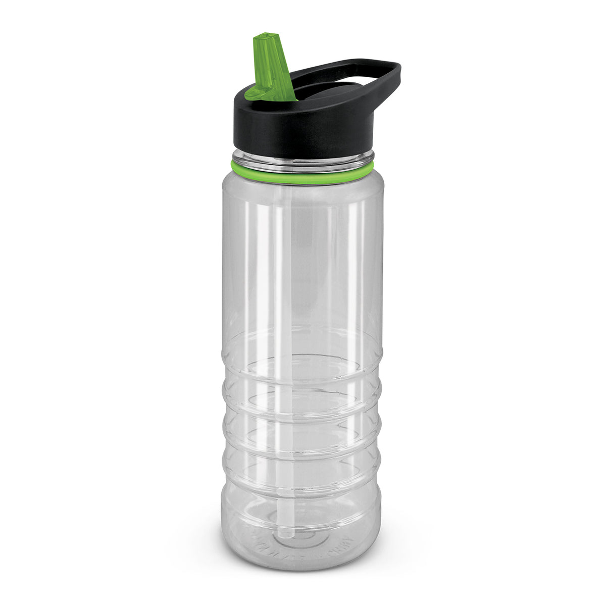 Triton Elite Bottle - Clear and Black - Bright Green