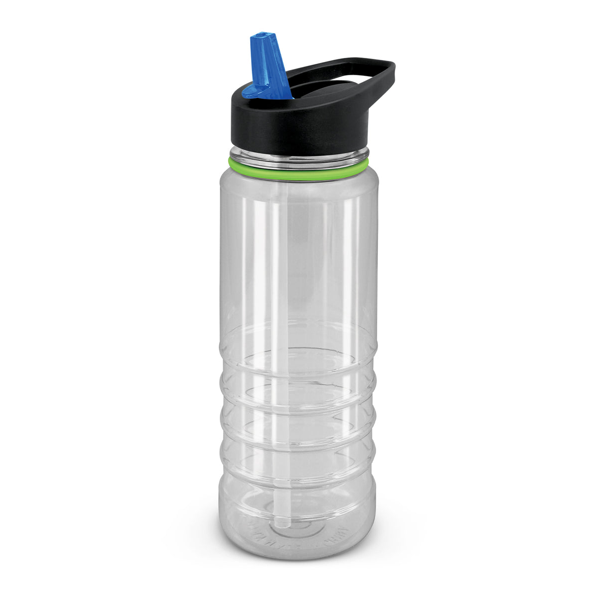 Triton Elite Bottle - Clear and Black - Dark Blue