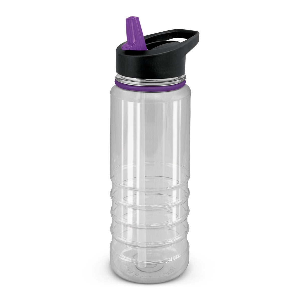 Triton Elite Bottle - Clear and Black - Purple