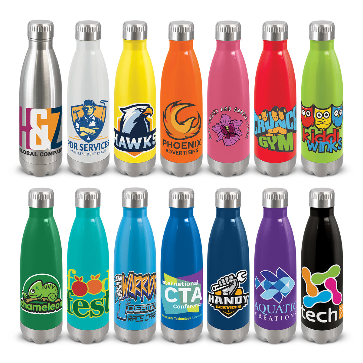 Mirage Steel Bottle - Colour Range