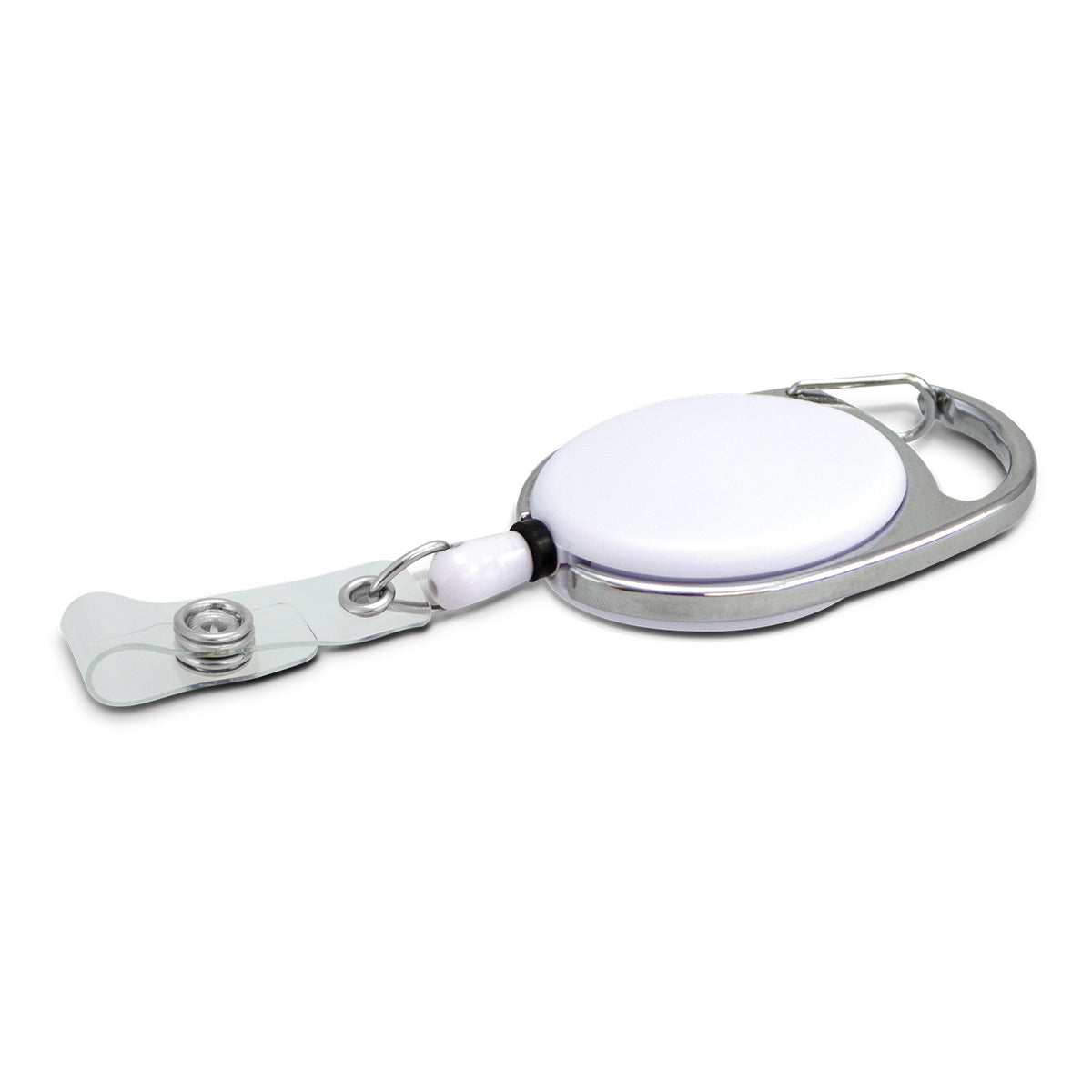 Evo Retractable ID Holder - White