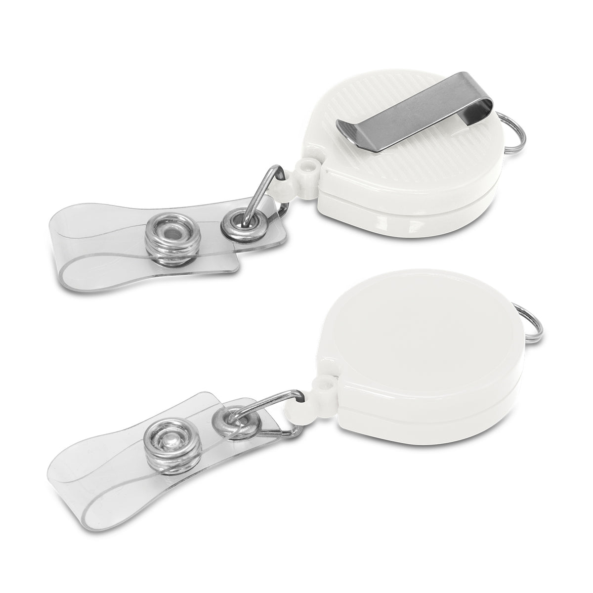 Alta Retractable ID Holder - White