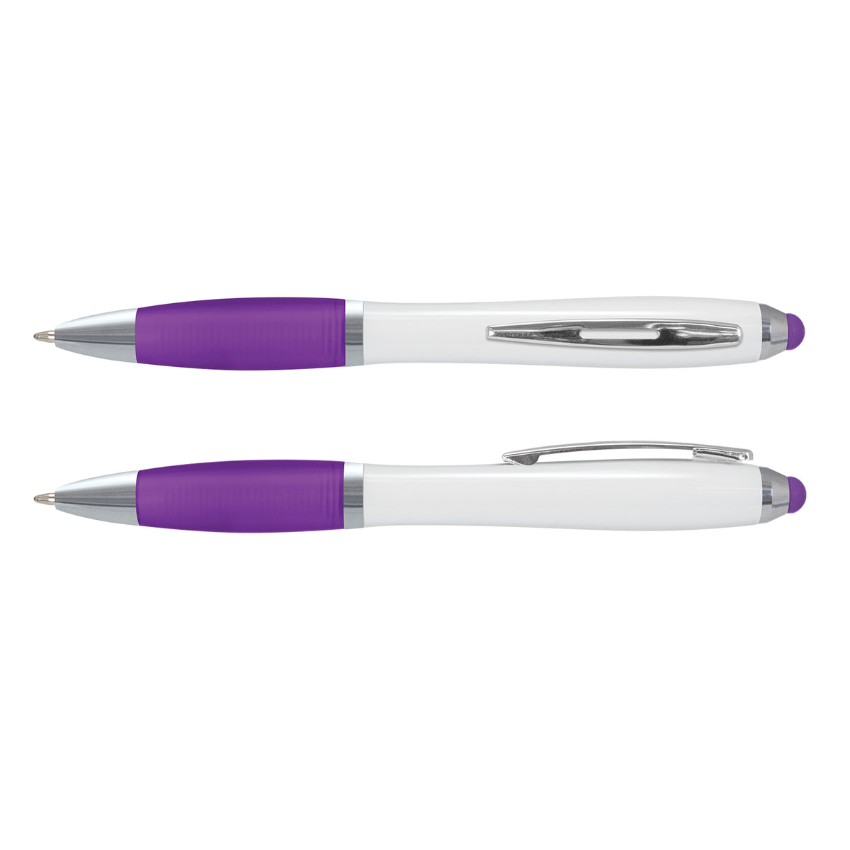 Vistro Stylus Pen  - White Barrel - Purple