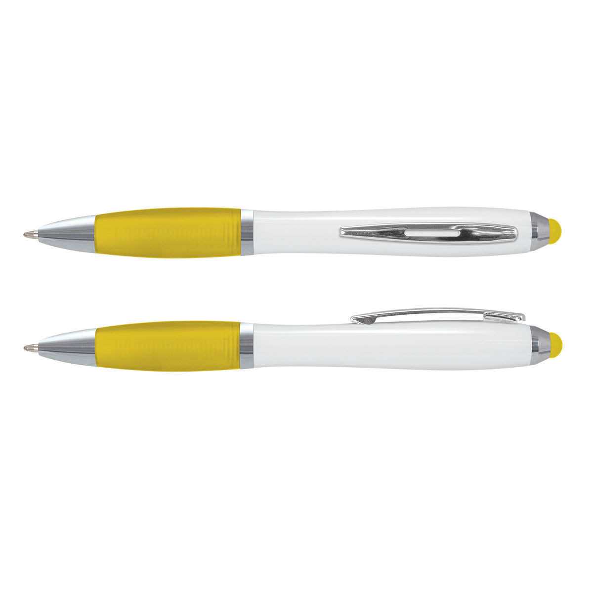 Vistro Stylus Pen  - White Barrel - Yellow