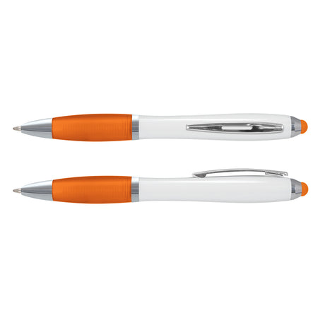 Vistro Stylus Pen  - White Barrel - Orange
