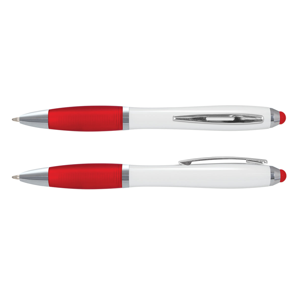 Vistro Stylus Pen  - White Barrel - Red