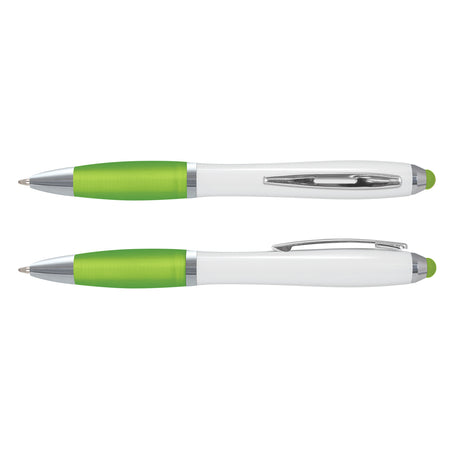 Vistro Stylus Pen  - White Barrel - Bright Green