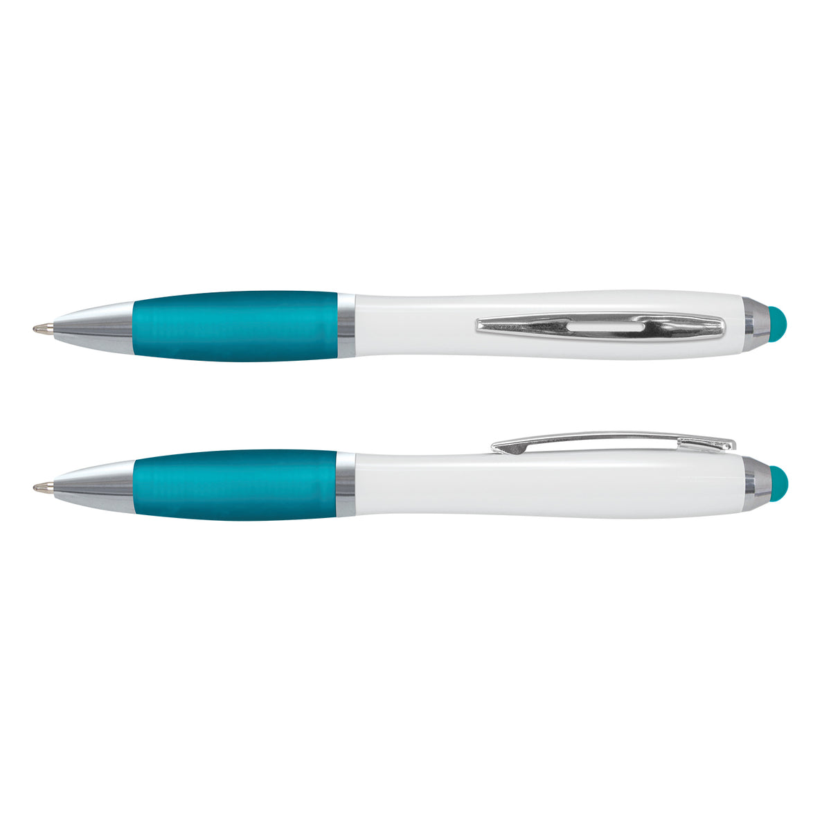 Vistro Stylus Pen  - White Barrel - Light Blue