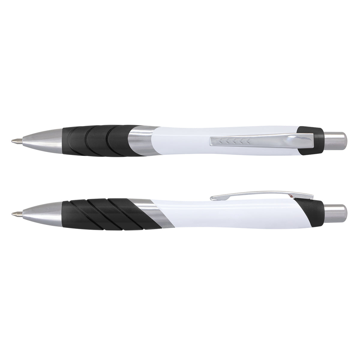 Borg Pen - White Barrel - Black