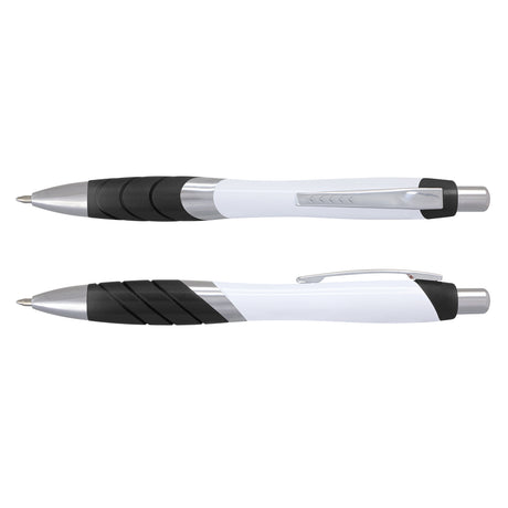 Borg Pen - White Barrel - Black
