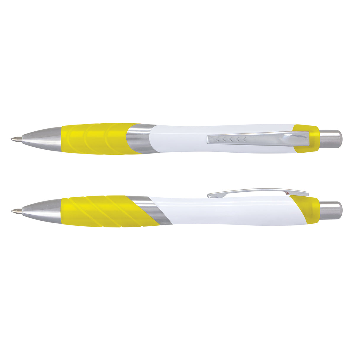 Borg Pen - White Barrel - Yellow