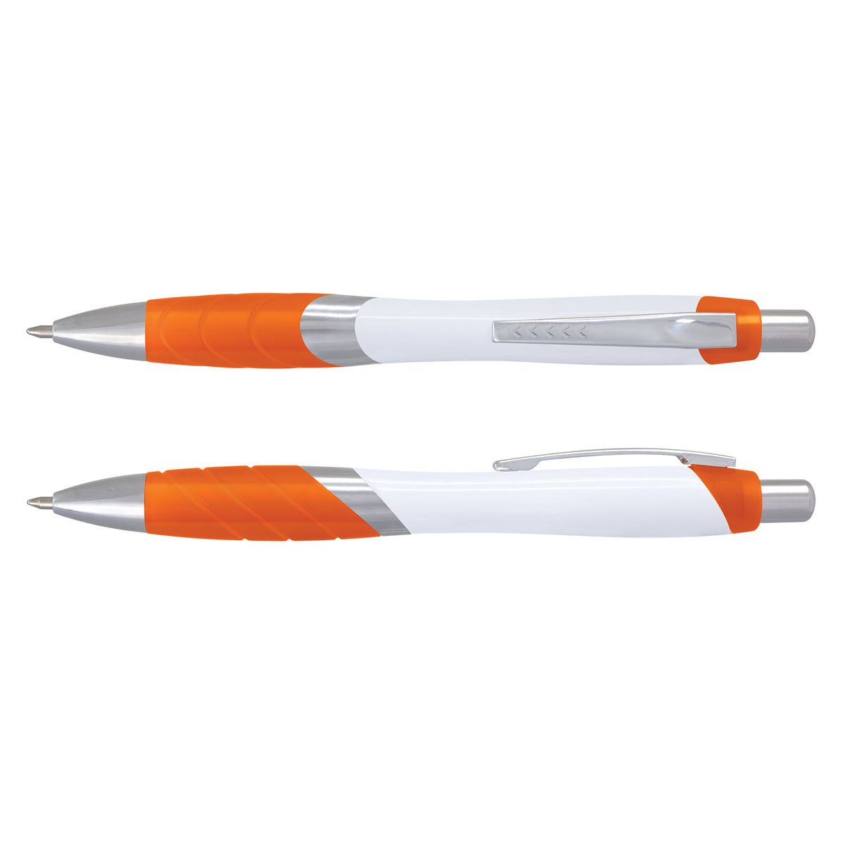 Borg Pen - White Barrel - Orange