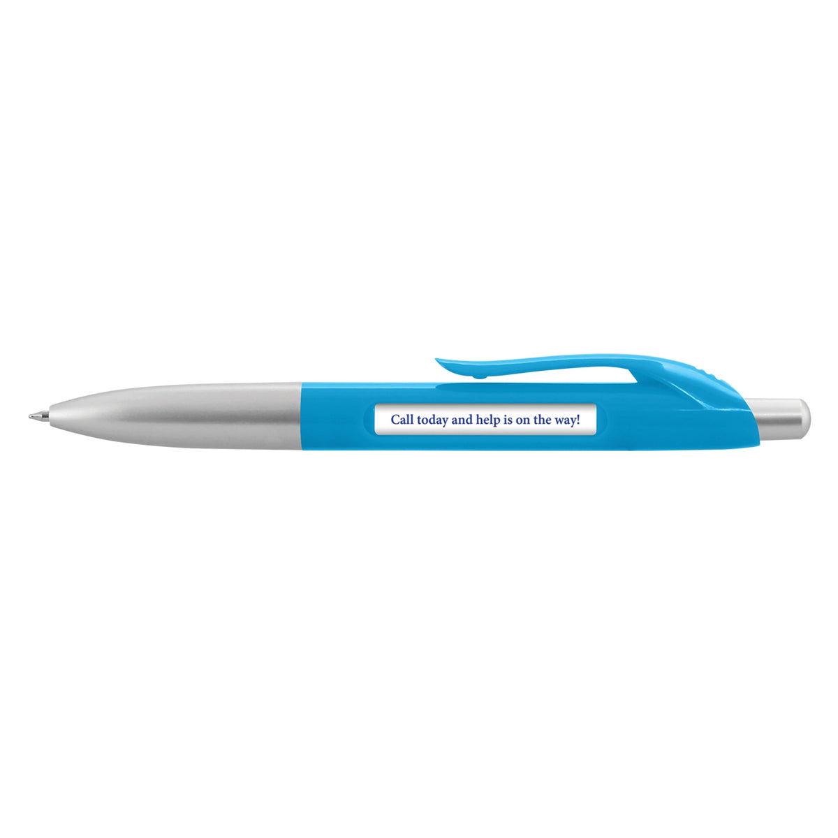 Spin Message Pen - Light Blue
