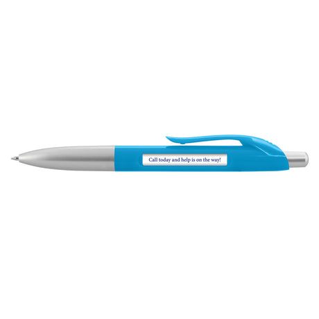 Spin Message Pen - Light Blue