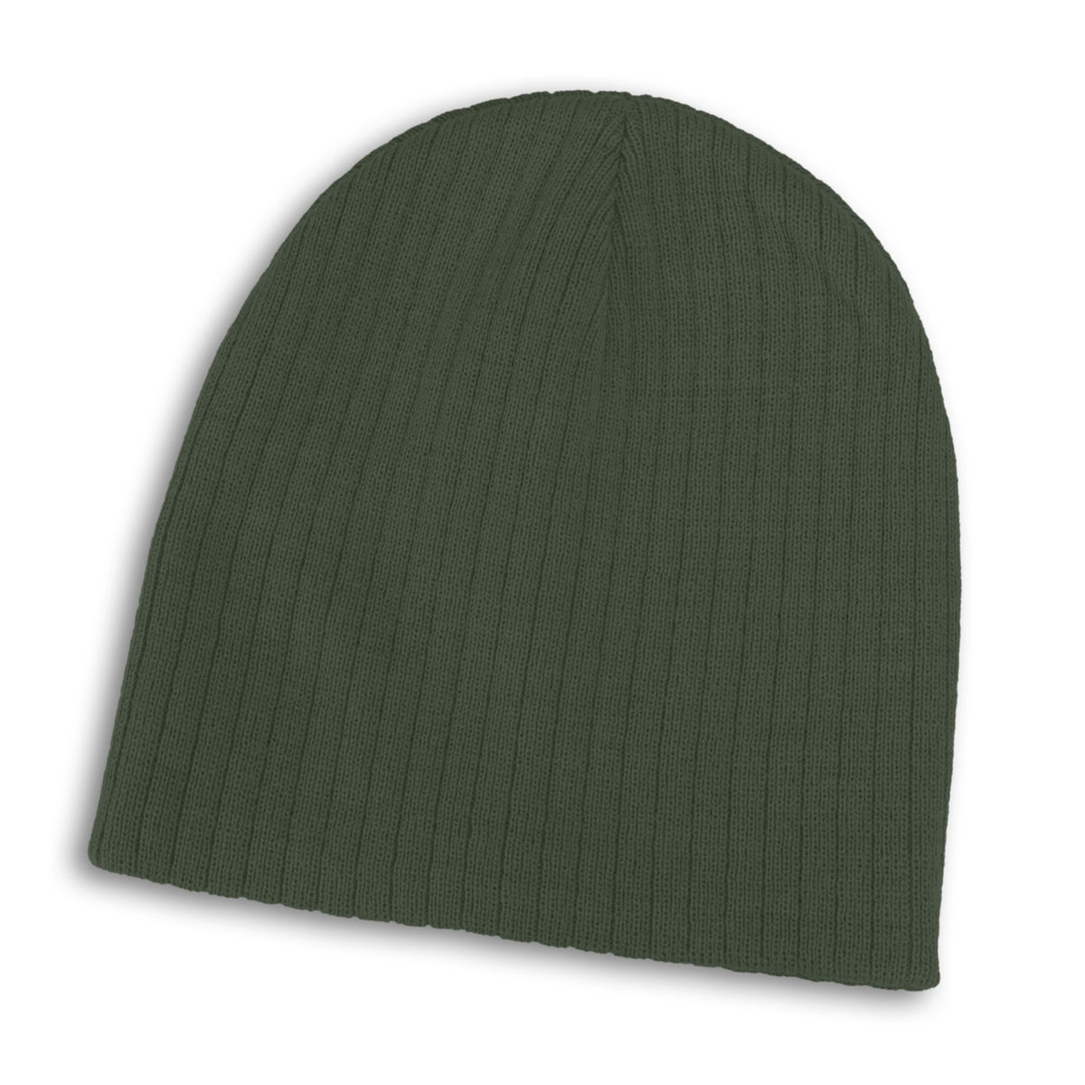 Nebraska Cable Knit Beanie - Olive