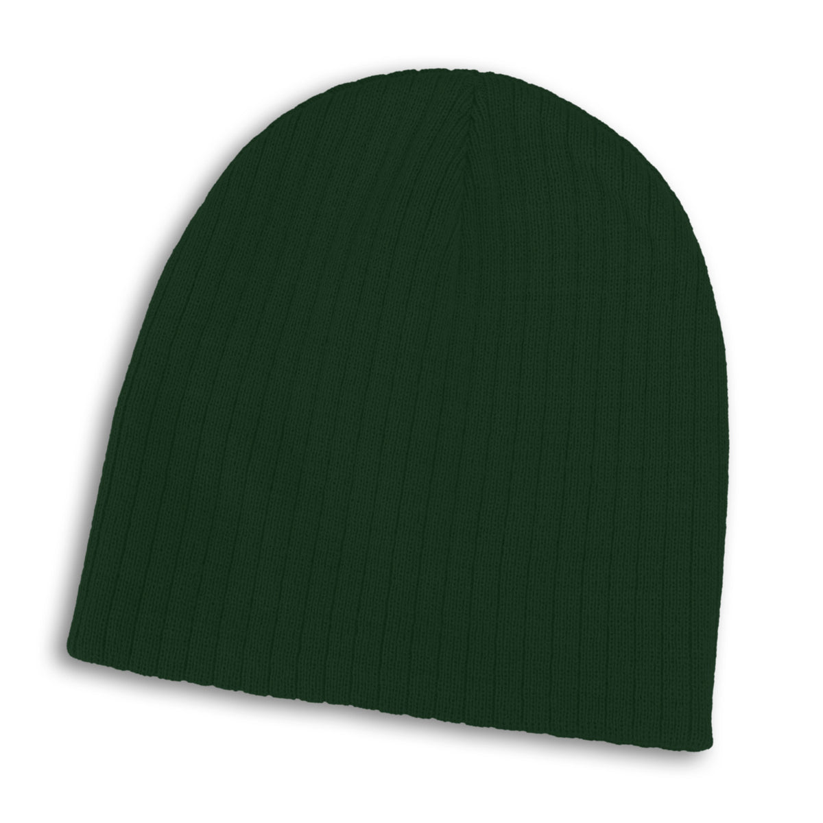 Nebraska Cable Knit Beanie - Forest Green
