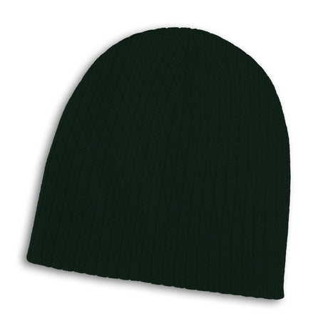 Nebraska Cable Knit Beanie - Bottle Green