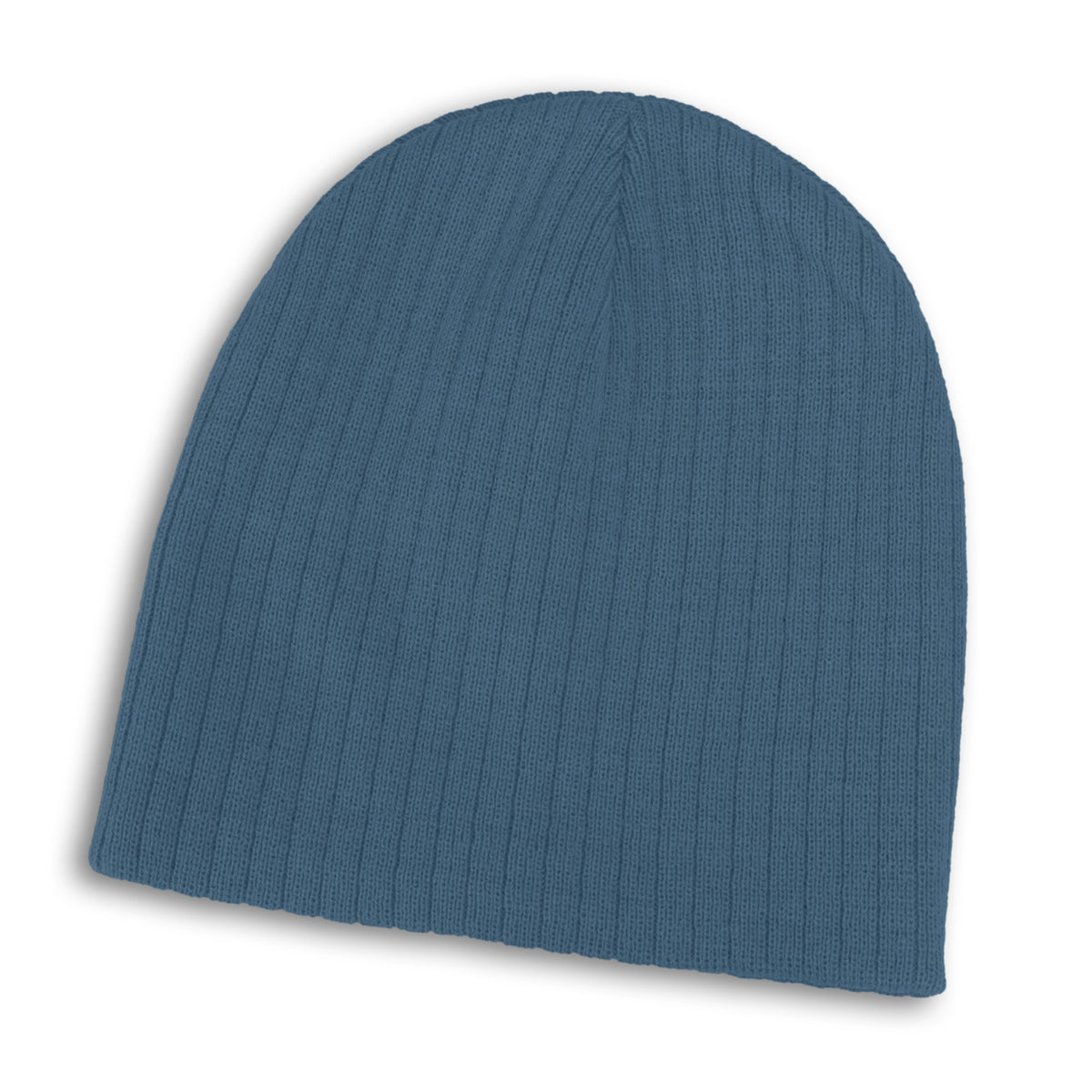 Nebraska Cable Knit Beanie - Slate Blue