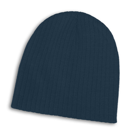 Nebraska Cable Knit Beanie - Navy