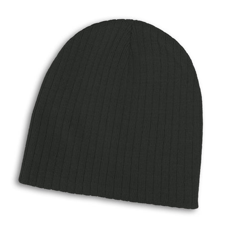 Nebraska Cable Knit Beanie - Graphite