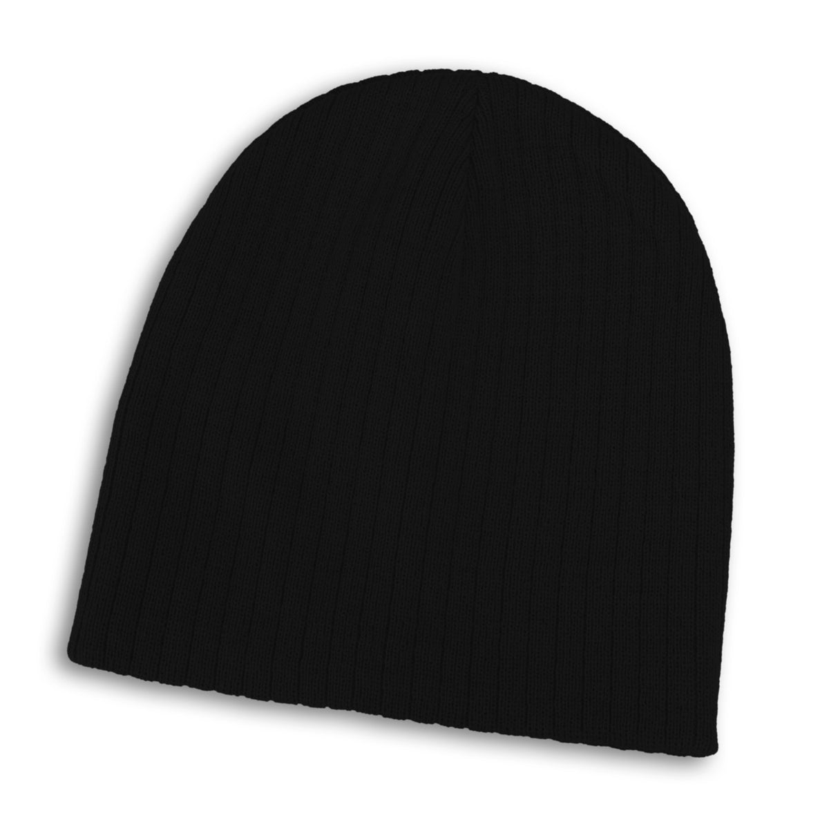 Nebraska Cable Knit Beanie - Black