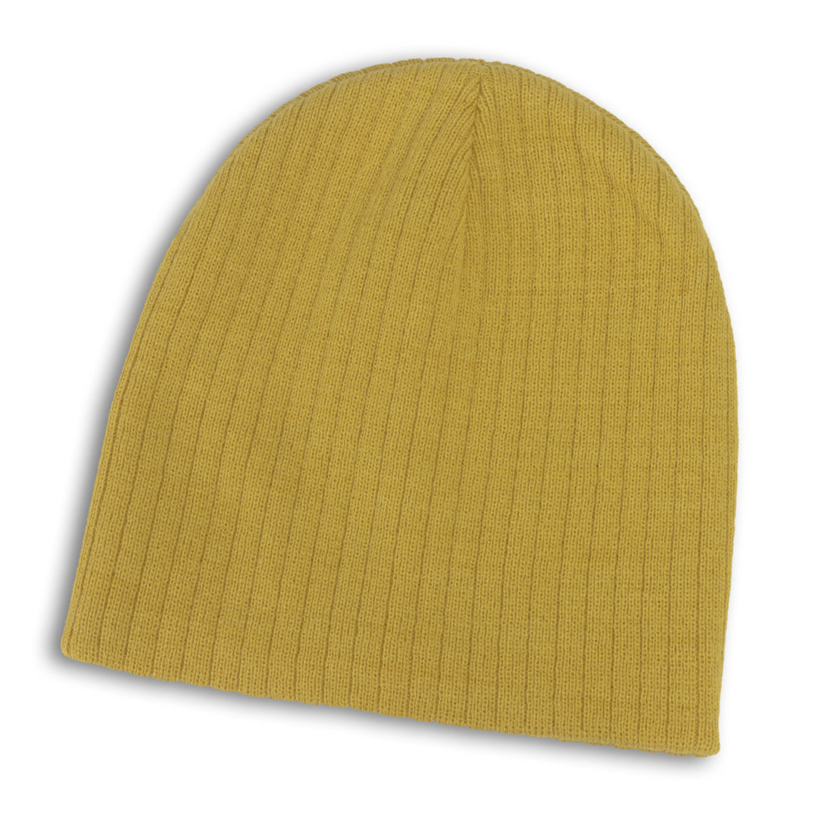 Nebraska Cable Knit Beanie - Mustard