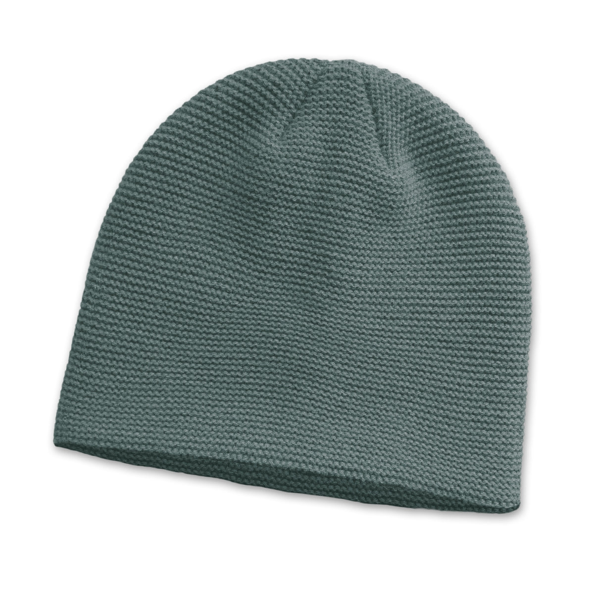 Montana Garter Knit Beanie - Grey