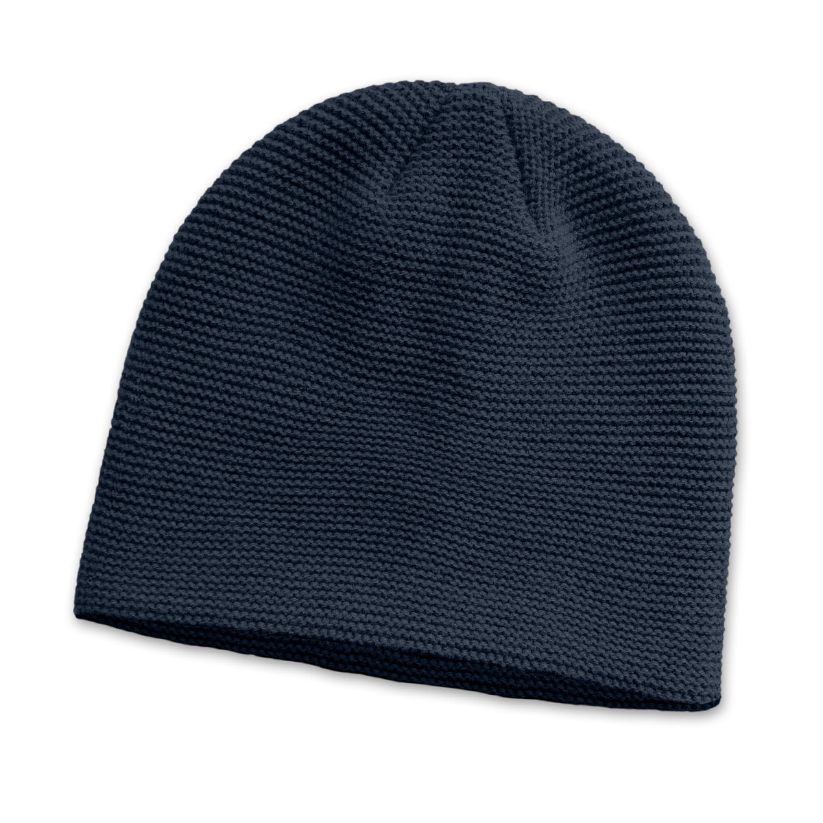 Montana Garter Knit Beanie - Navy