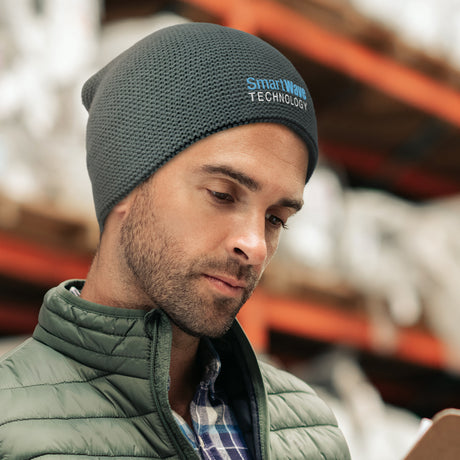 Montana Garter Knit Beanie - Feature