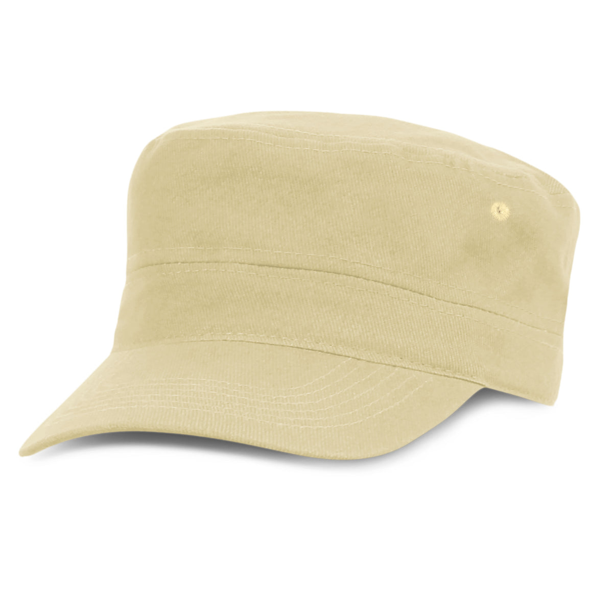 Scout Military Style Cap - Beige