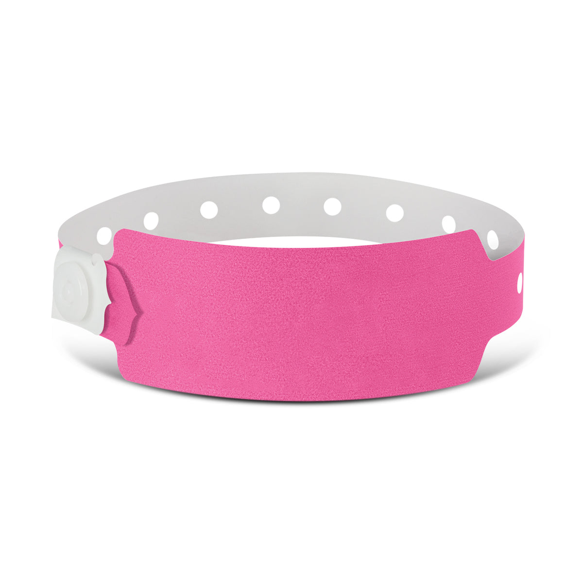 Plastic Event Wrist Band - Neon Pink