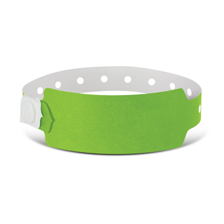Plastic Event Wrist Band - Neon Lime