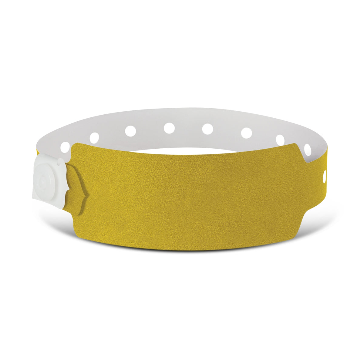 Plastic Event Wrist Band - Gold