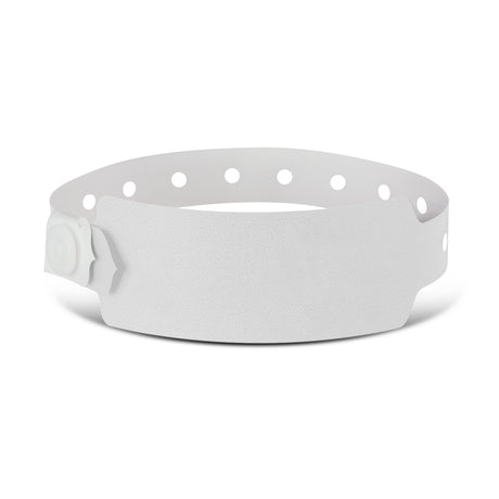 Plastic Event Wrist Band - White