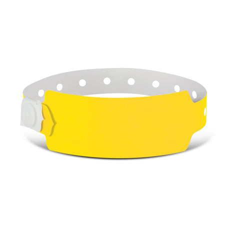 Plastic Event Wrist Band - Yellow