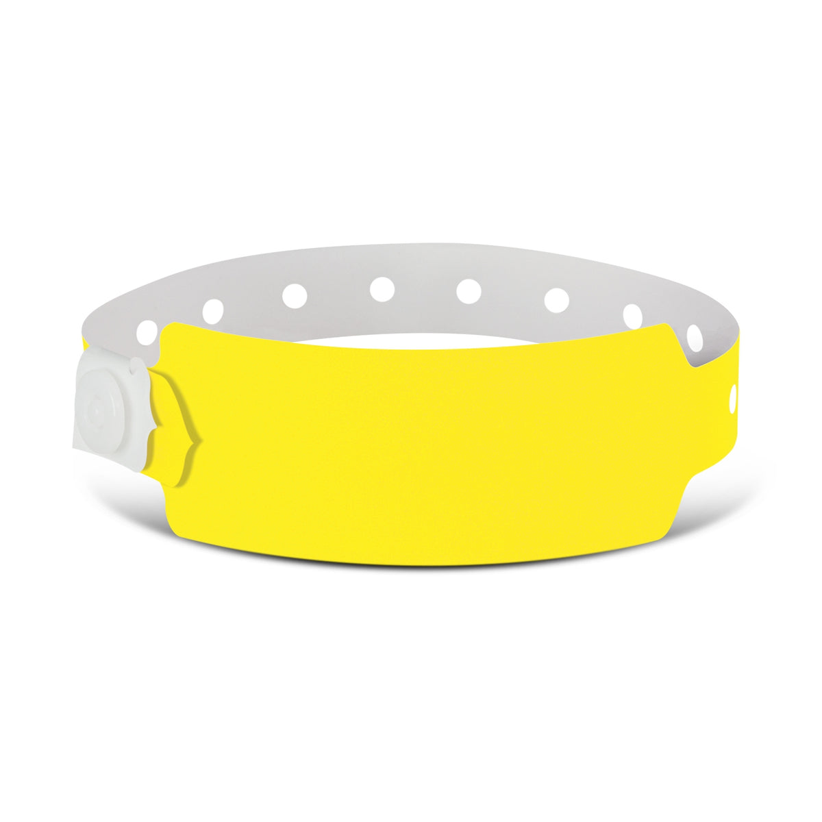 Plastic Event Wrist Band - Neon Yellow