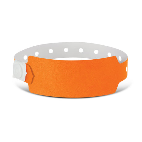 Plastic Event Wrist Band - Orange