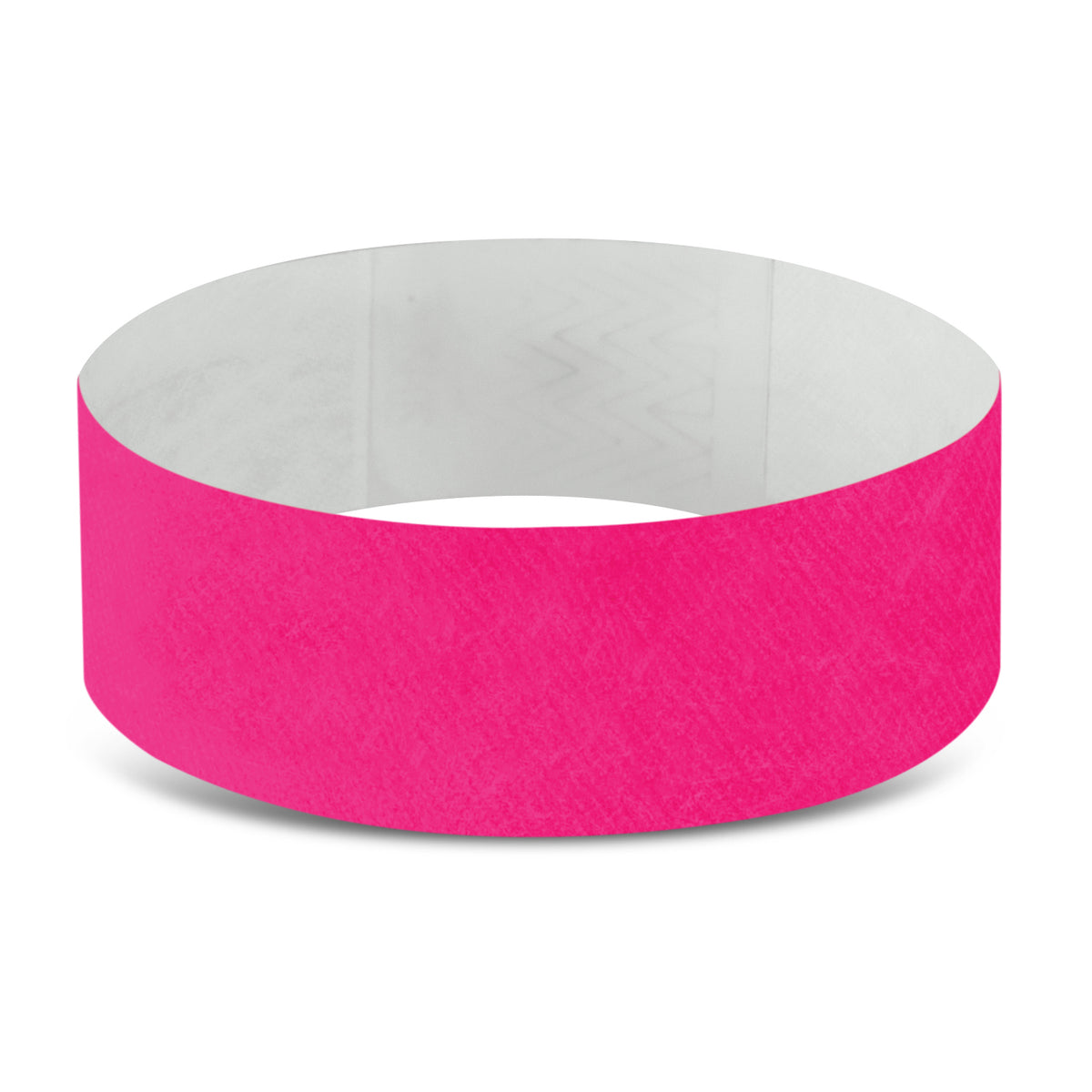 Tyvek Event Wrist Band - Neon Pink